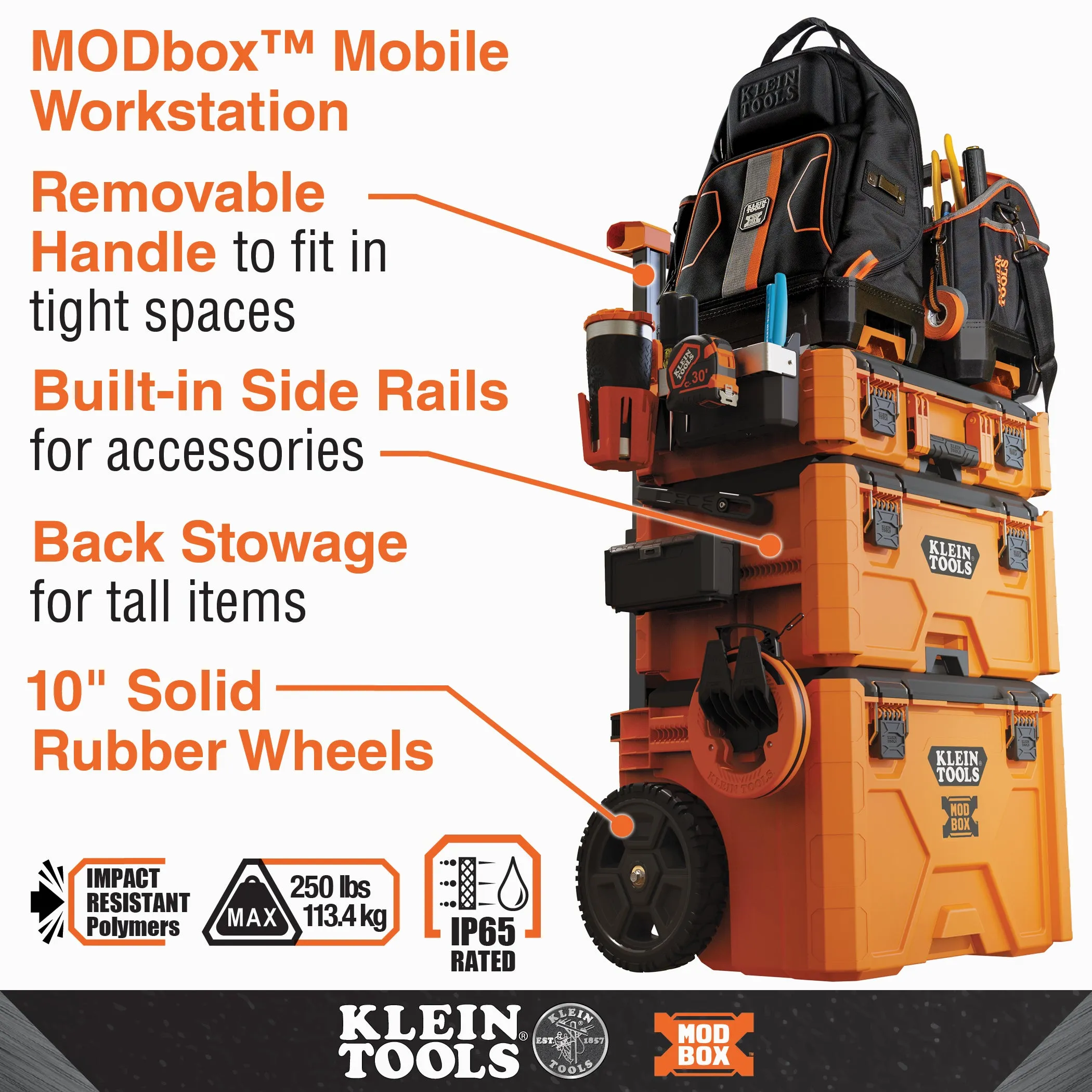 Klein Tools 549031MBR MODbox Tool Tray for Medium and Rolling Toolbox