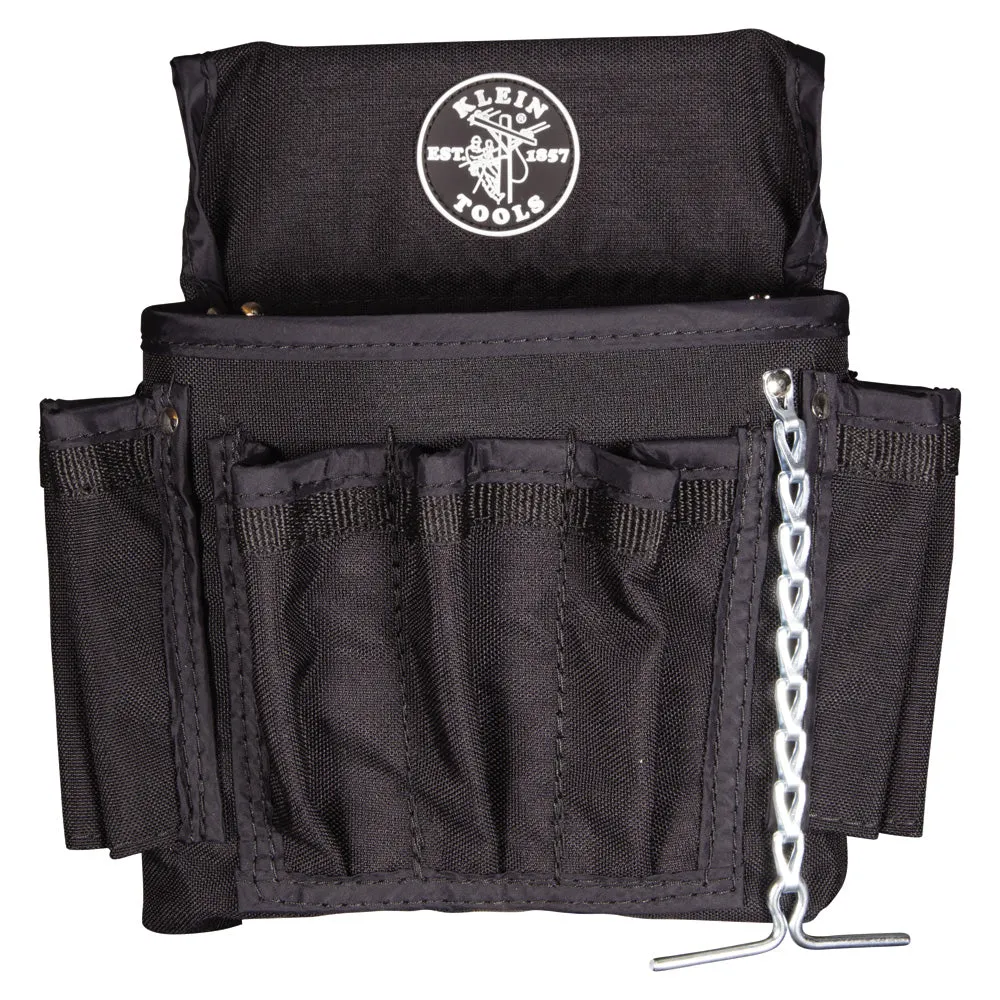 Klein Tools 5719 PowerLine Series Electrician Tool Pouch, 18-Pocket