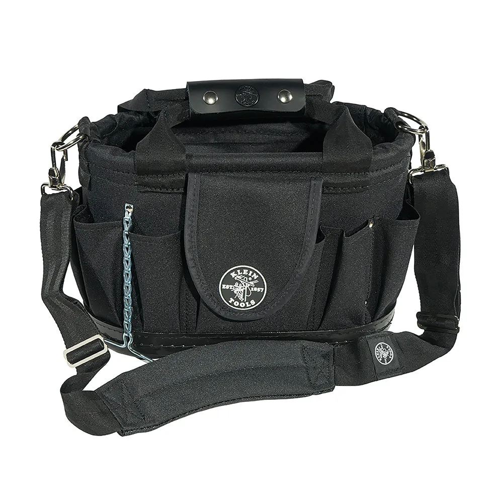 Klein Tools 58890 Tool Tote with 17 Pockets and Shoulder Strap