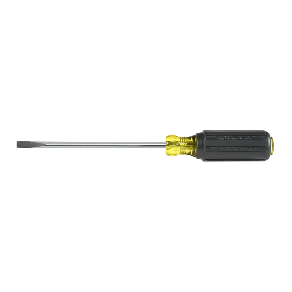 Klein Tools 605-6 1/4'' Cabinet Tip 6'' Shank Heavy Duty Screwdriver