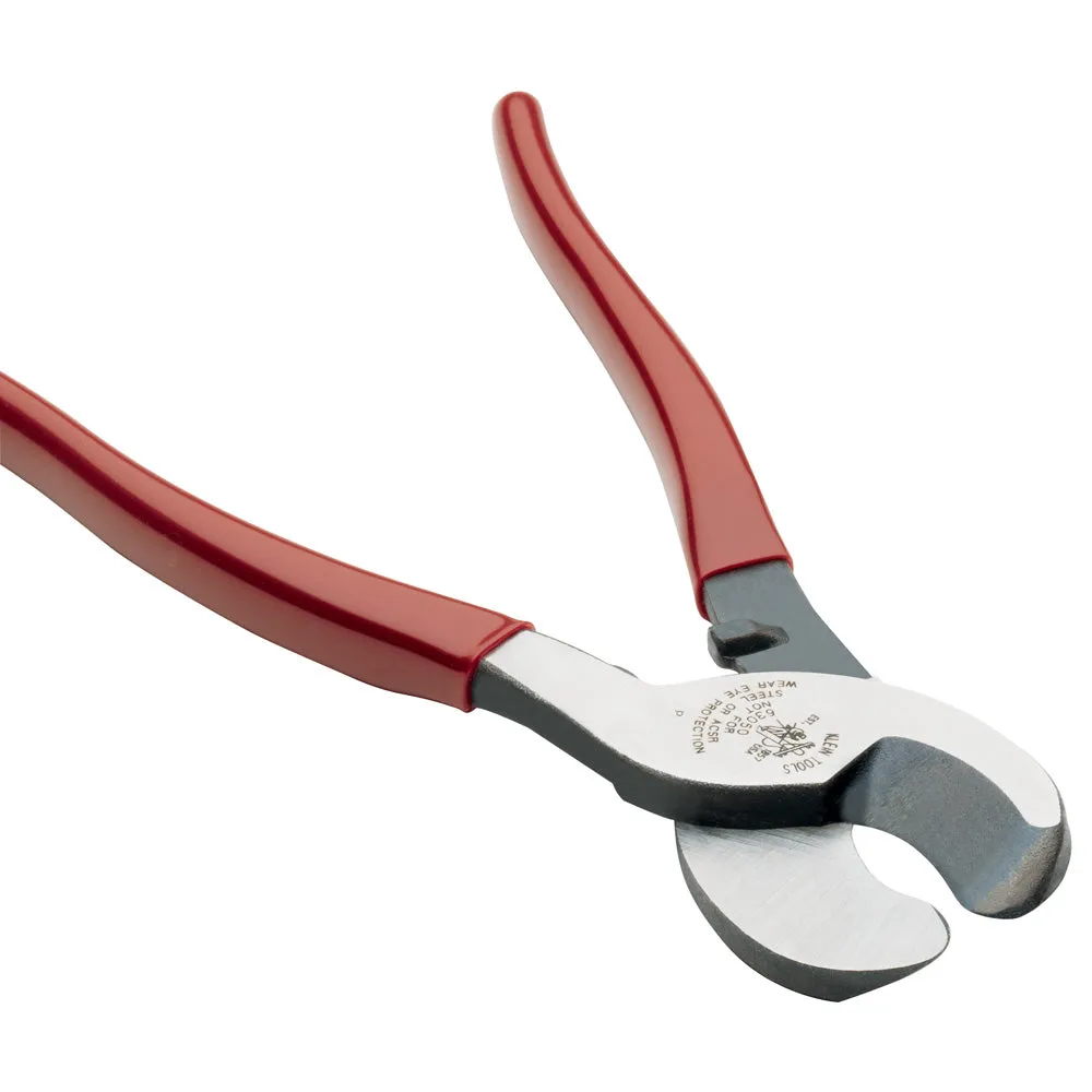 Klein Tools 63050 Cable Cutter, High Leverage Coaxial Cable Cutter for Aluminum, Copper, Communications Cable