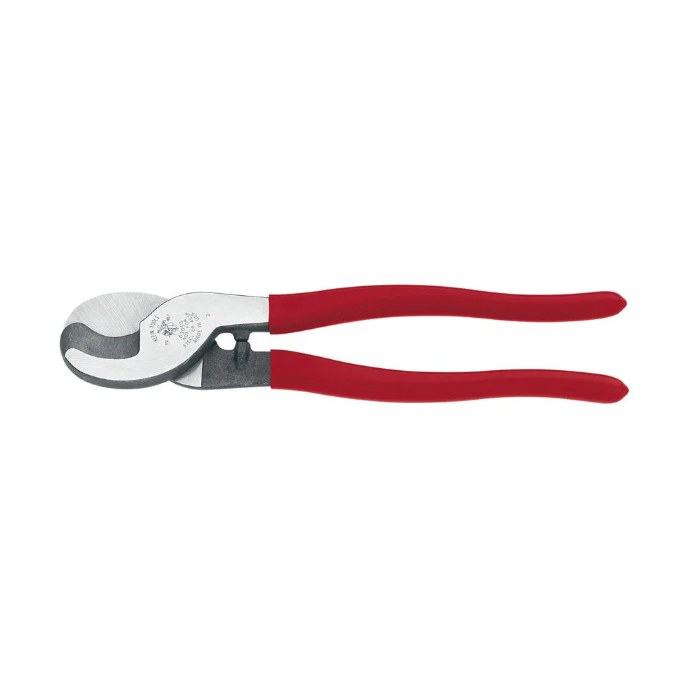 Klein Tools 63050 Cable Cutter, High Leverage Coaxial Cable Cutter for Aluminum, Copper, Communications Cable