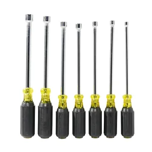 Klein Tools 647M Magnetic Nut Driver Set with 6-Inch Shafts