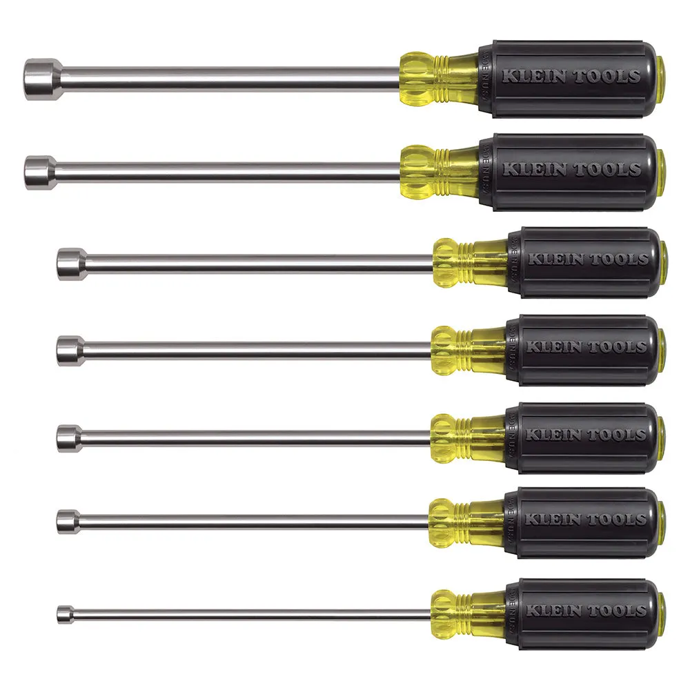 Klein Tools 647M Magnetic Nut Driver Set with 6-Inch Shafts