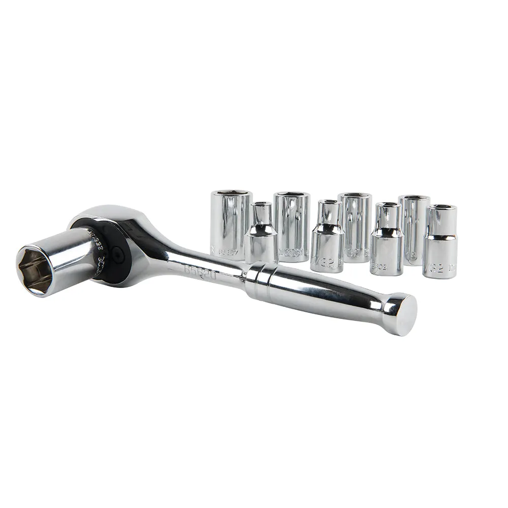 Klein Tools 65500 1/4-Inch Drive Socket Wrench Set, 13-Piece
