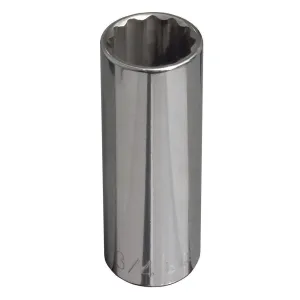 Klein Tools 65827 5/8-Inch Deep 12-Point Socket, 1/2-Inch Drive
