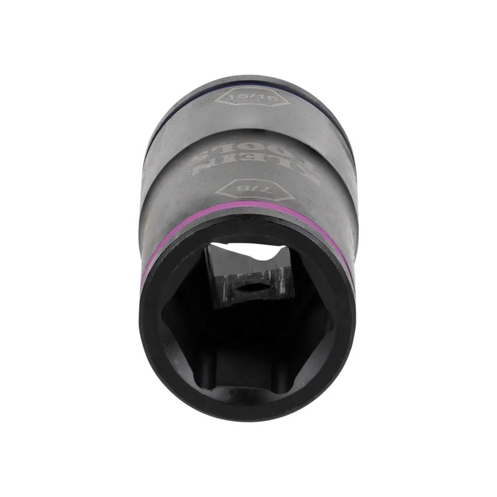 Klein Tools 66073 Flip Impact Socket, 15/16 and 7/8-Inch