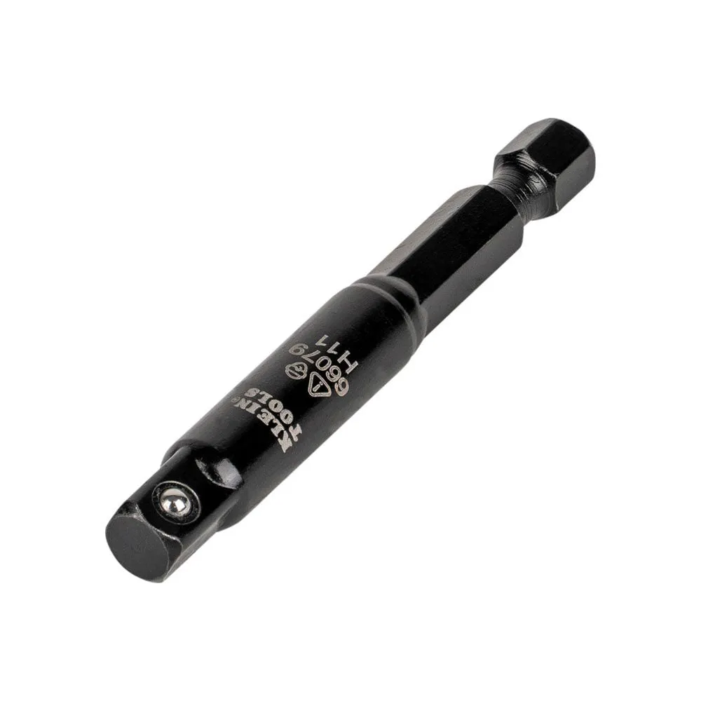 Klein Tools 66079 Flip Impact Socket Adapter, Small, 1/4 to 1/4-Inch