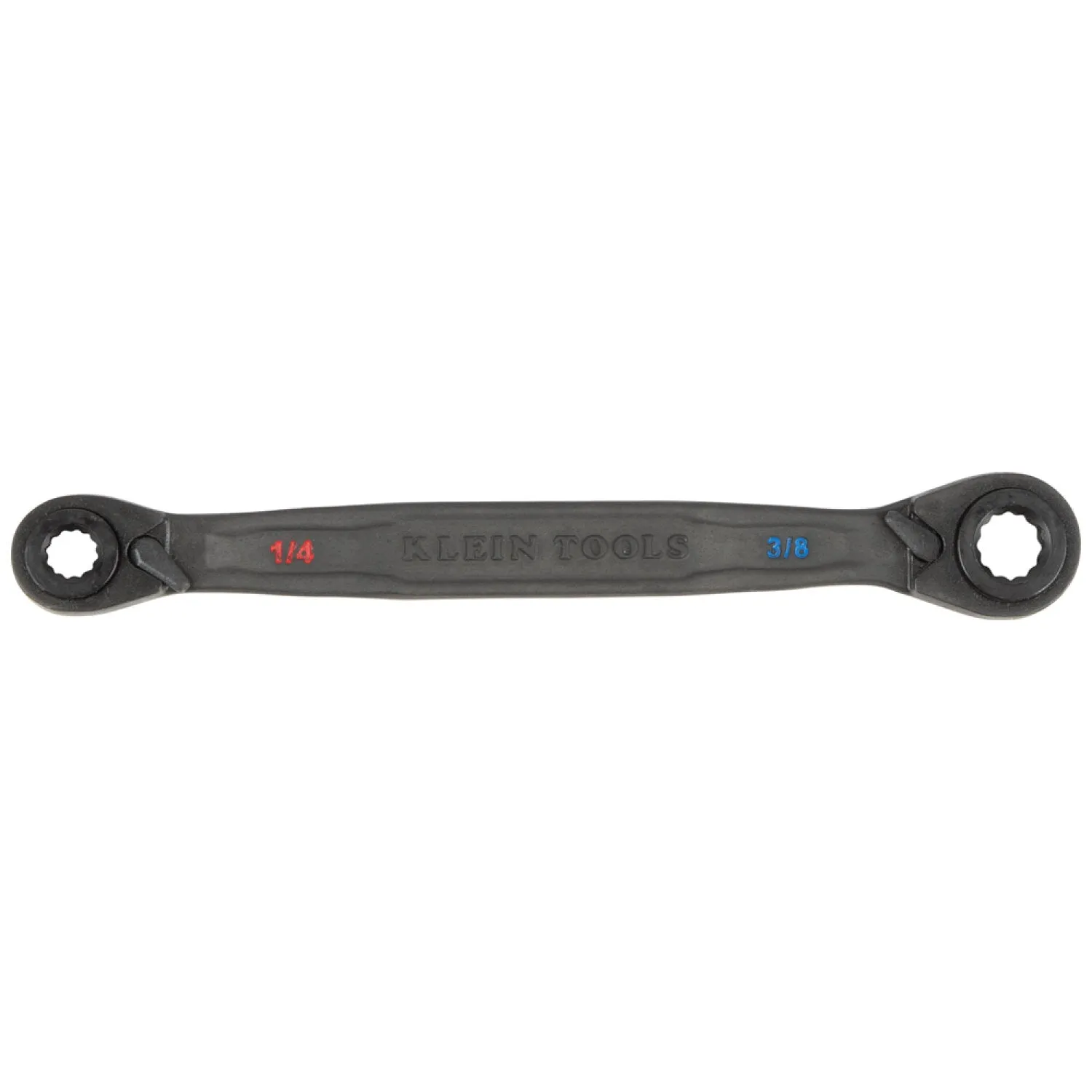 Klein Tools 68216 4-in-1 Ratcheting Wrench Set, SAE, 2 Pc.
