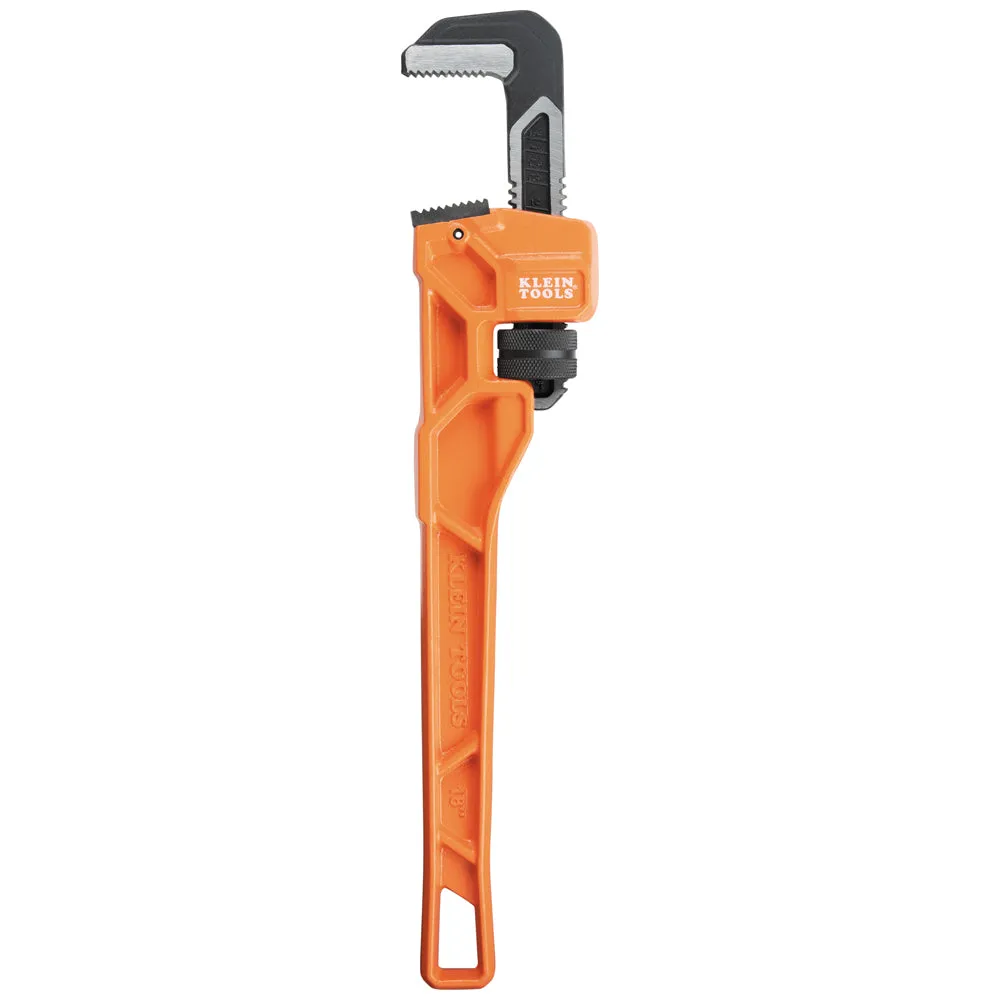 Klein Tools 68228 Adjustable Cast Iron Pipe Wrench, 18"