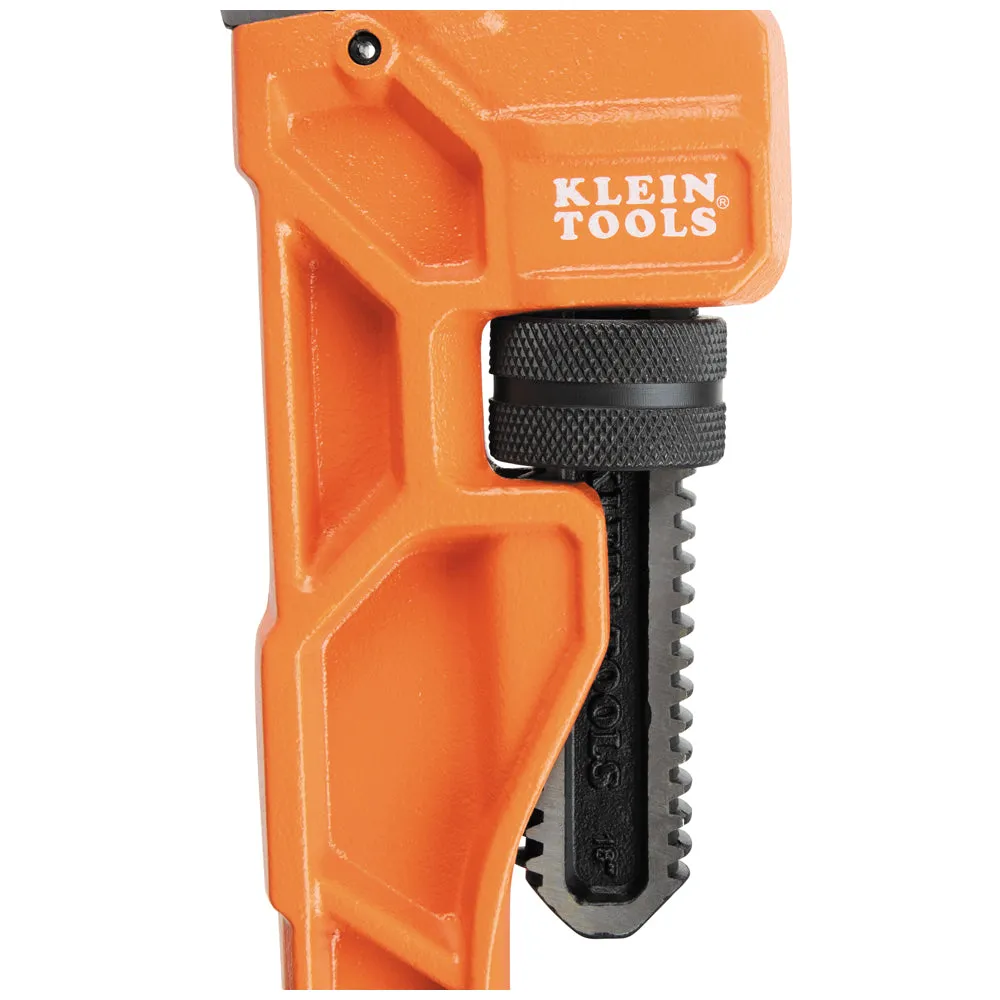 Klein Tools 68228 Adjustable Cast Iron Pipe Wrench, 18"