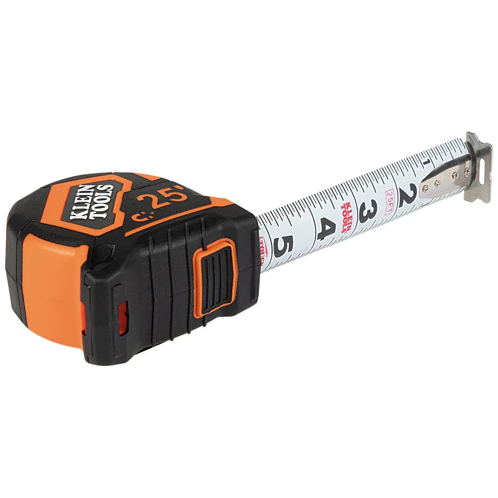 Klein Tools 9225 Tape Measure, 25-Foot Magnetic Double-Hook