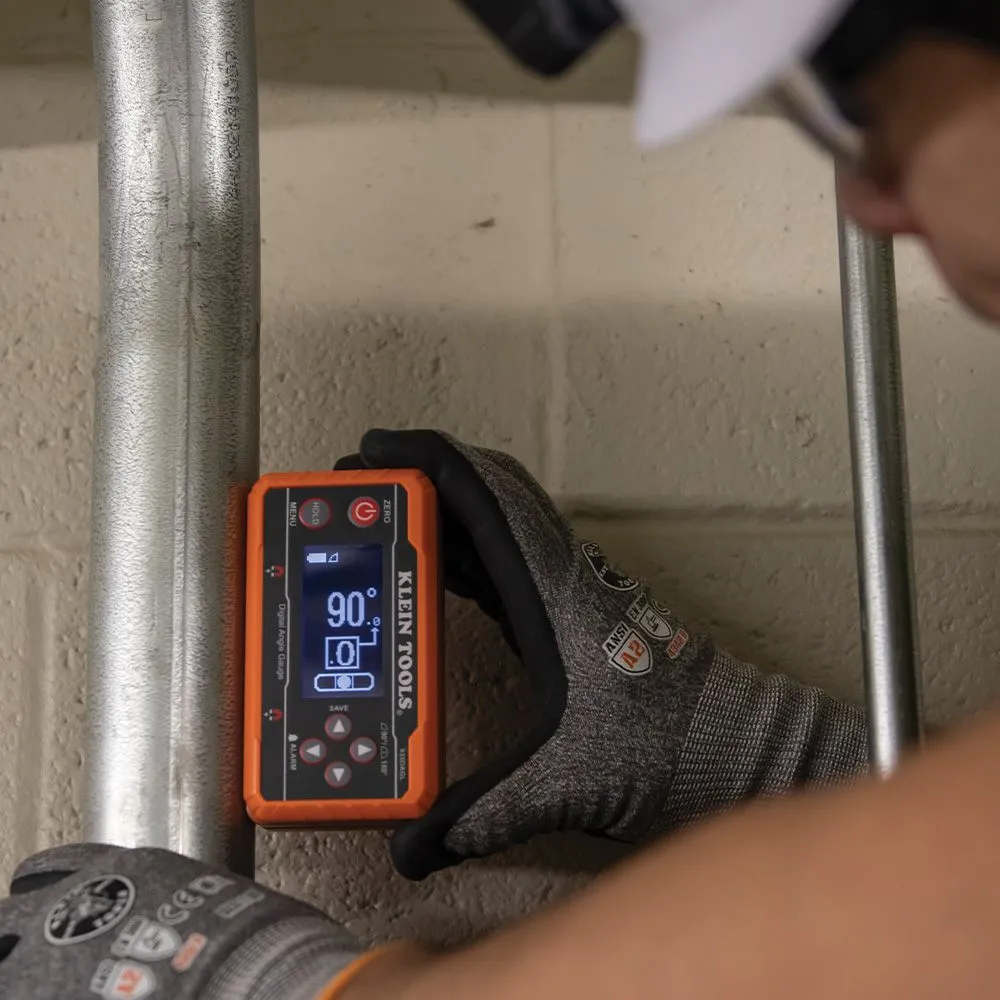 Klein Tools 935DAGL Digital Level Angle Finder with Programmable Angles, Measures 0 - 90 and 0 - 180 Degree or Dual Axis Bullseye Ranges