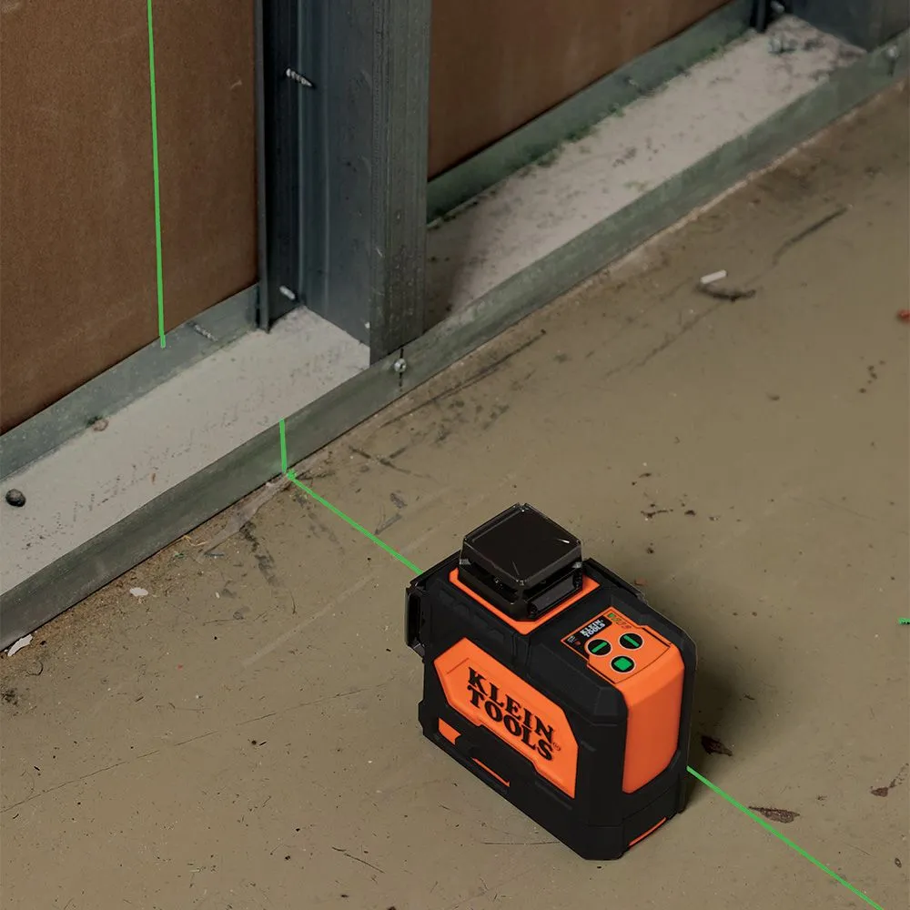 Klein Tools 93PLL Rechargeable Self-Leveling Green Planar Laser Level