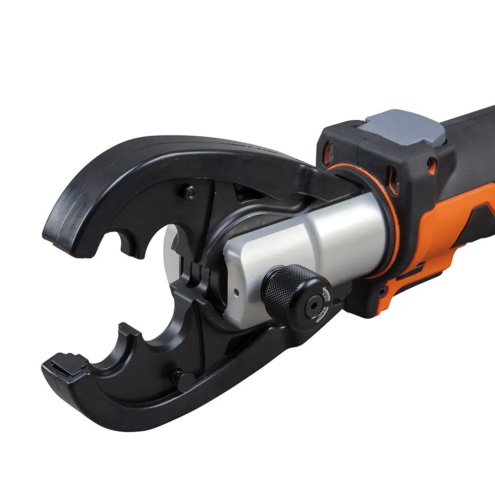 Klein Tools BAT207T234H Battery-Operated Crimper, 0  Die Head, 4 Ah