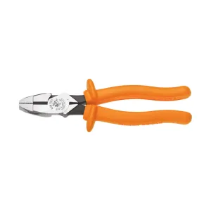 Klein Tools D213-9NE-INS 9" Insulated High Leverage Side-Cutting Pliers