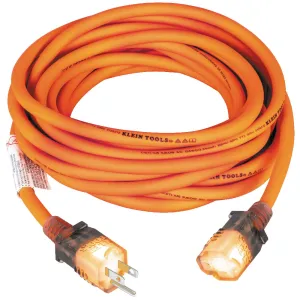 Klein Tools EXC2515 Glow End Extension Cord, 25-Foot
