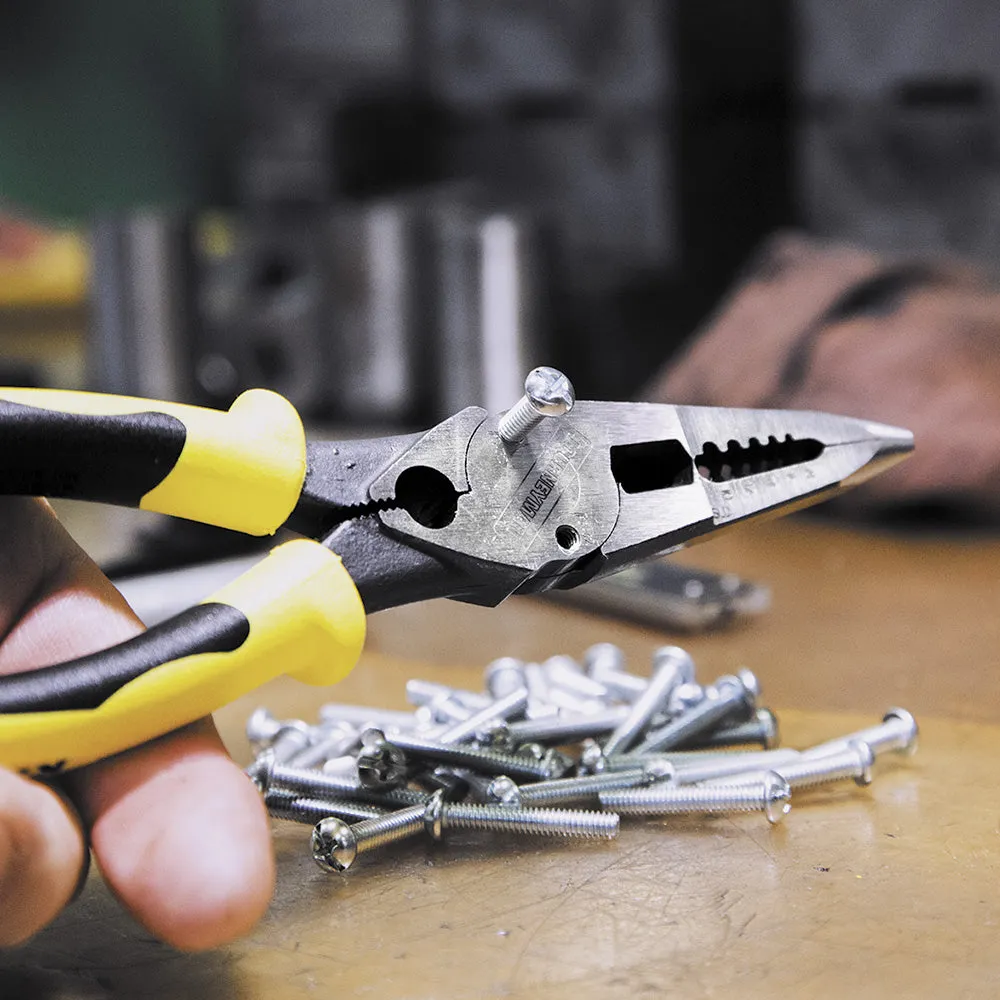 Klein Tools J207-8CR Needle Nose Pliers with Crimper