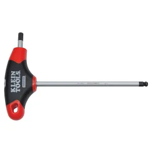Klein Tools JTH6E11BE Journeyman Ball End T-Handle Hex Key, 6" x 3/16"