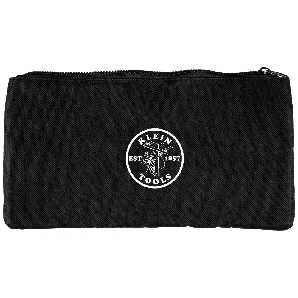 Klein Tools VDV770-500 Zipper Pouch for Tone and Probe PRO Kit, Black Nylon