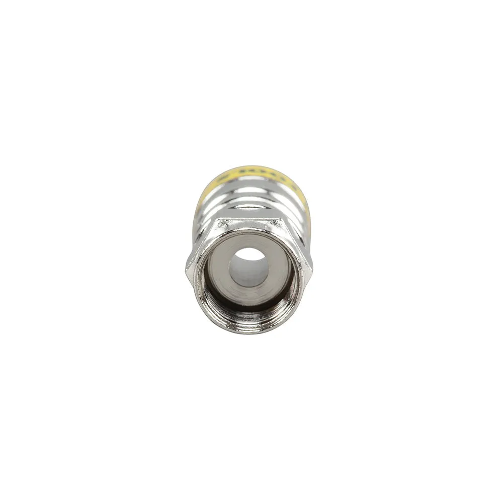 Klein Tools VDV812-627 Push-On F Connectors RG6/6Q, 10-Pack