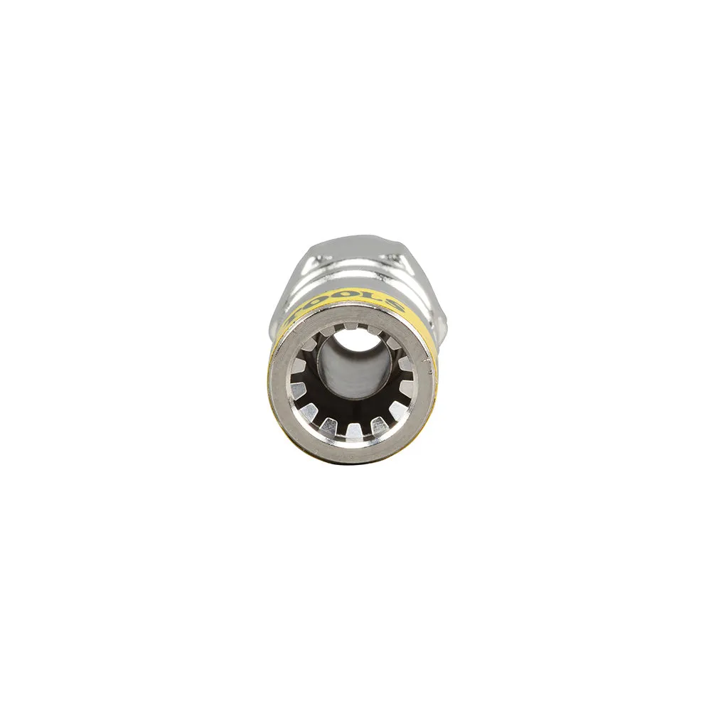 Klein Tools VDV812-627 Push-On F Connectors RG6/6Q, 10-Pack