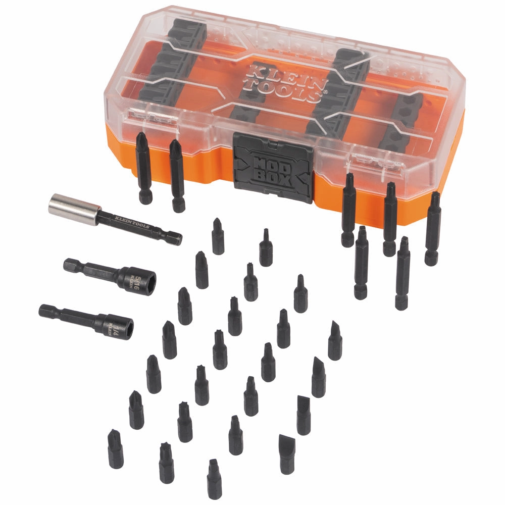 Klein Tools 33800 Impact Driver Bit Set, 35 Pc.