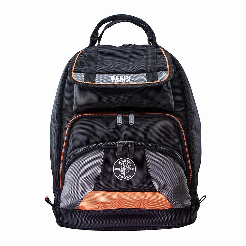 Klein Tools 55475 Tradesman Pro Backpack, Electrician Tool Bag, 35 Pockets for Hand Tools and Gear
