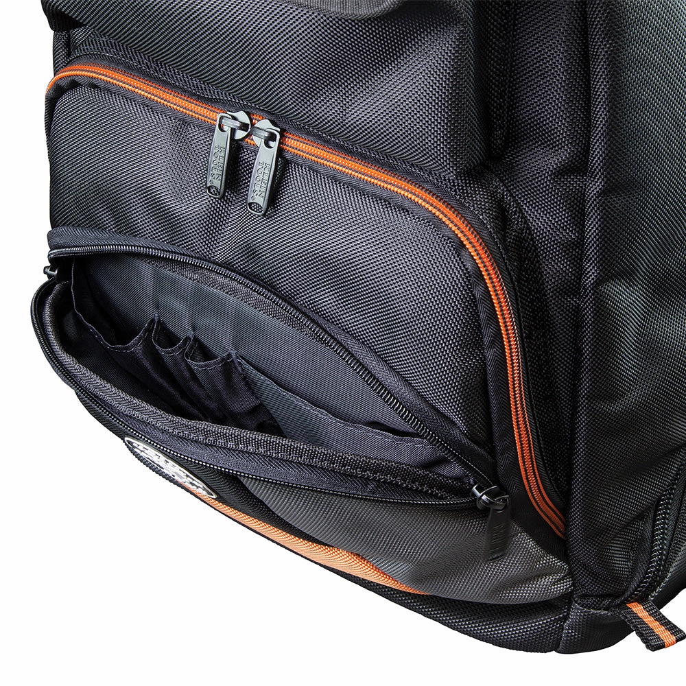 Klein Tools 55475 Tradesman Pro Backpack, Electrician Tool Bag, 35 Pockets for Hand Tools and Gear