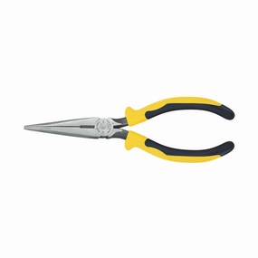 Klein Tools J203-7 Pliers, Long Nose Side-Cutters, 7"