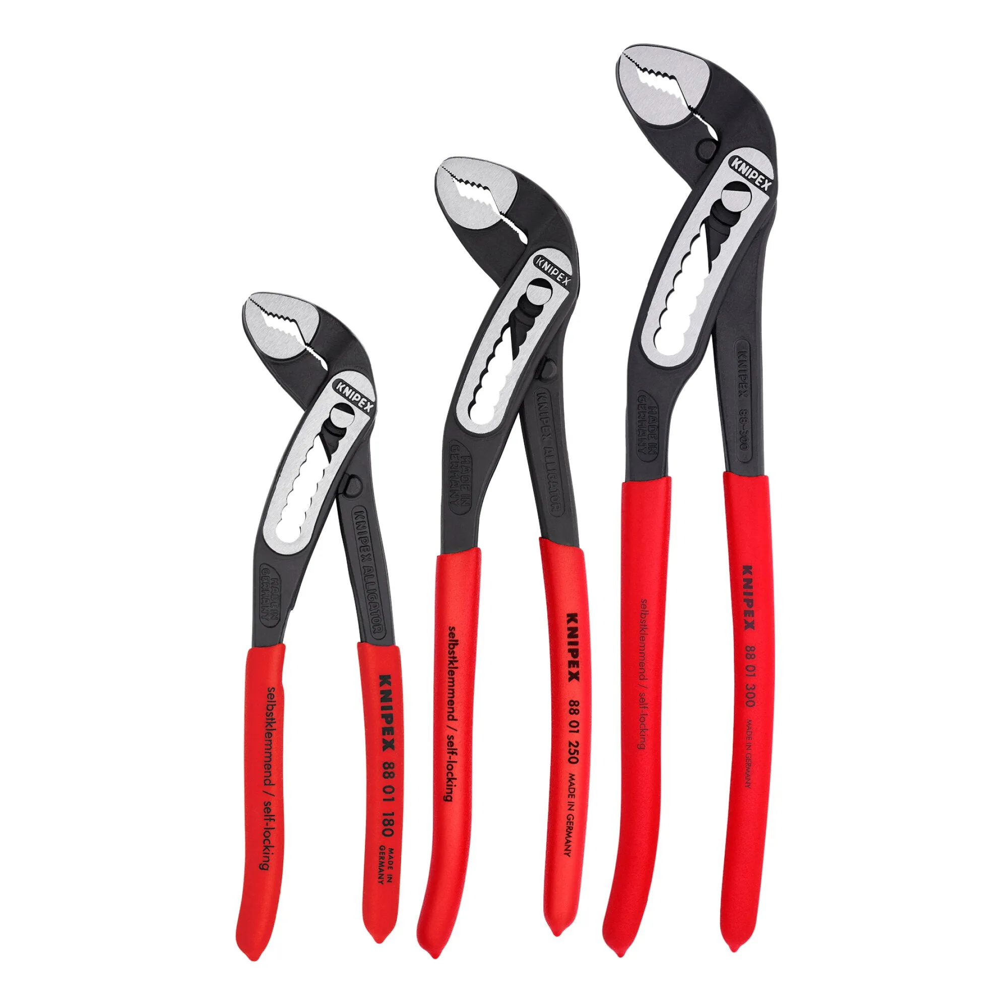 Knipex 00 20 07 US1 3 Pc Alligator Pliers Set
