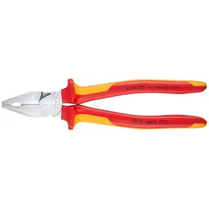 Knipex 02 06 225 9" High Leverage Combination Pliers-1000V Insulated