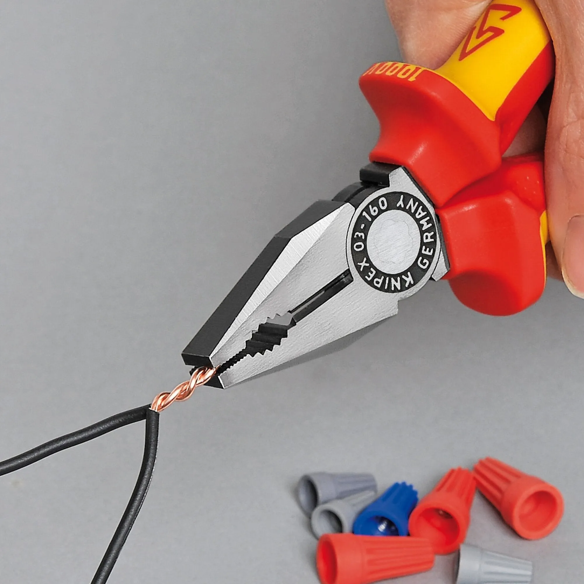Knipex 03 08 160 SBA 6 1/4" Combination Pliers-1000V Insulated