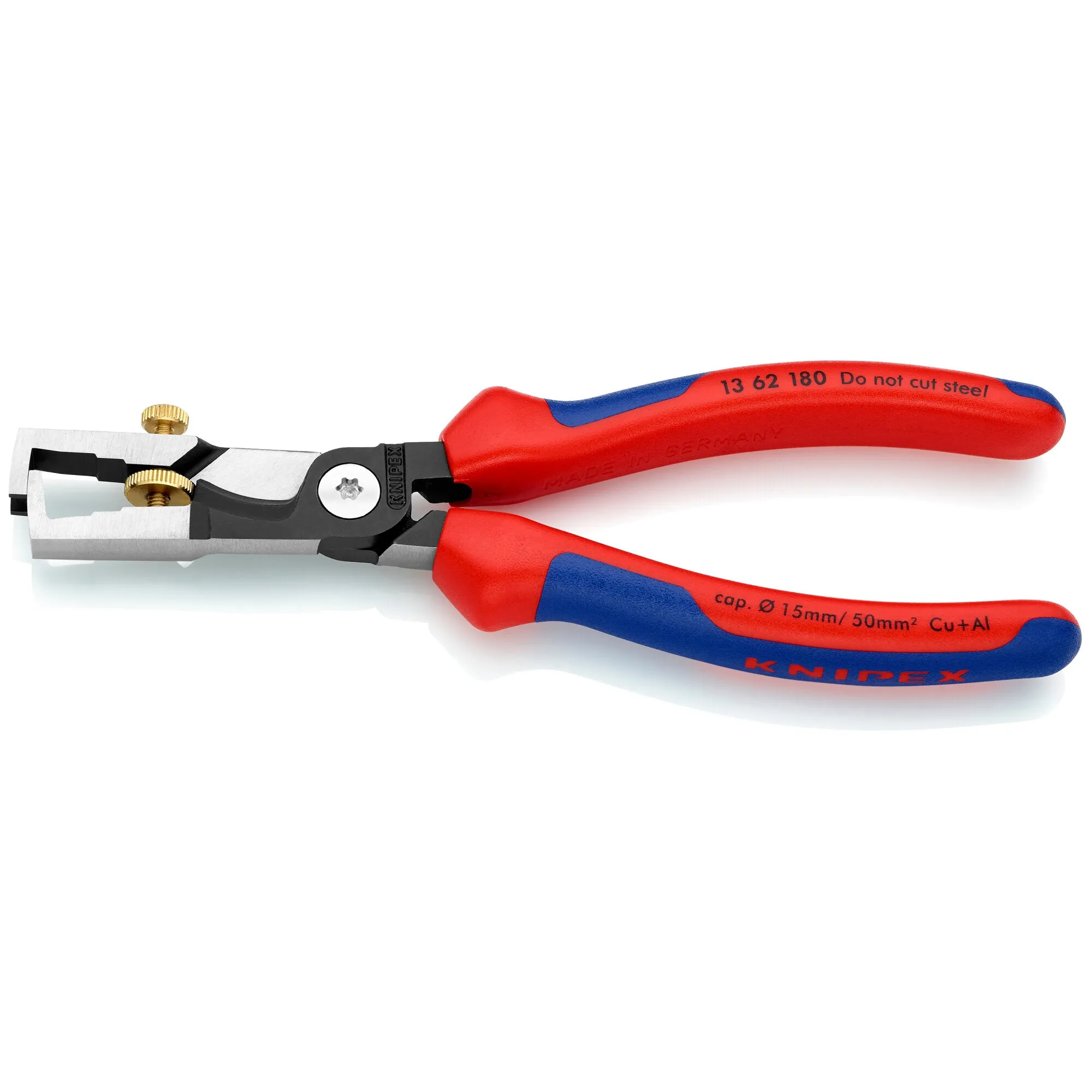 Knipex 13 62 180 7 1/4" Strix Insulation Strippers with Cable Shears