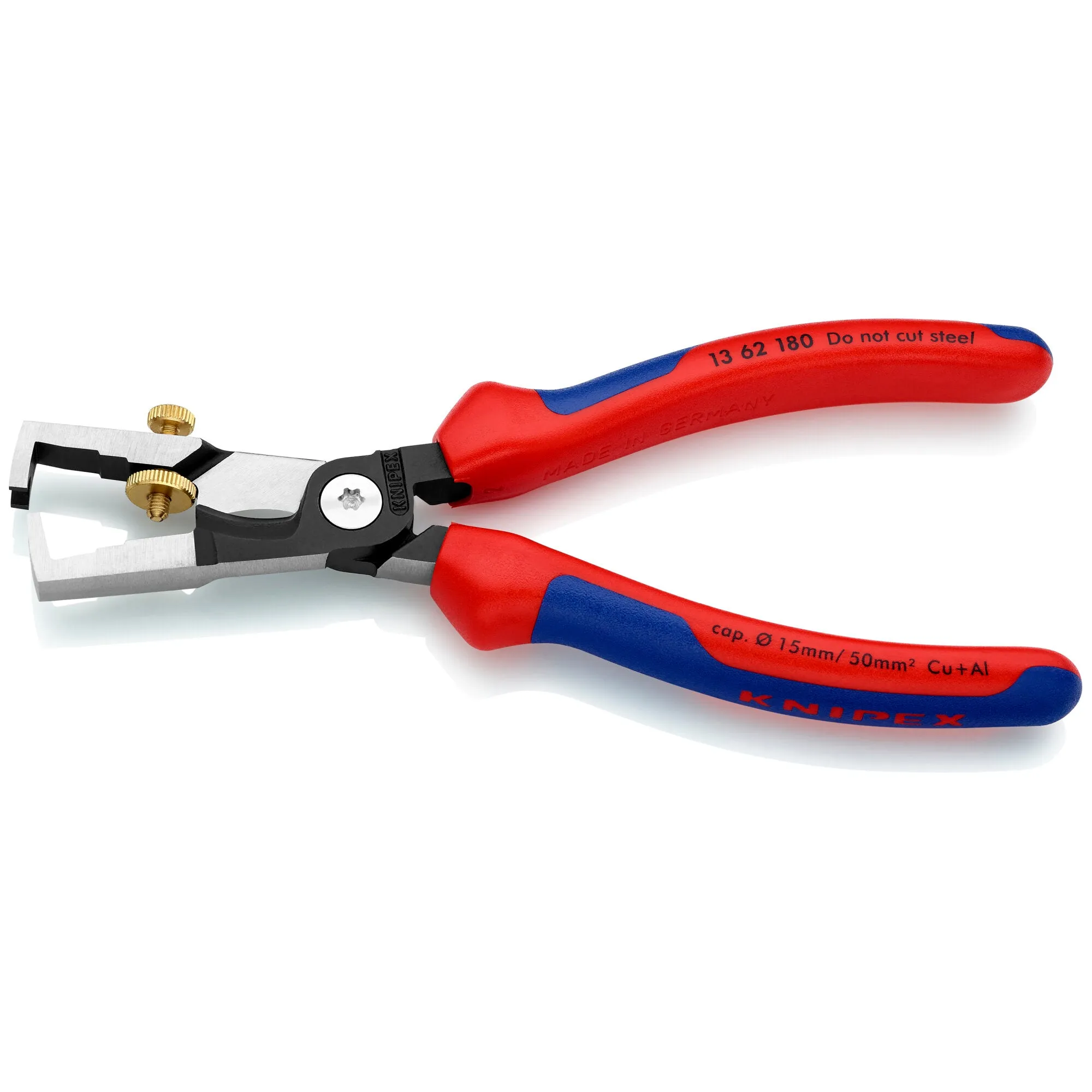 Knipex 13 62 180 7 1/4" Strix Insulation Strippers with Cable Shears