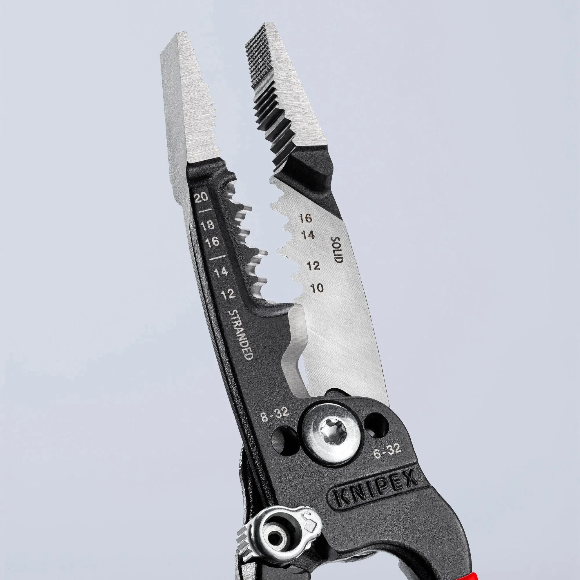 Knipex 13 72 8 SBA 8" Forged Wire Stripper 20-10 AWG