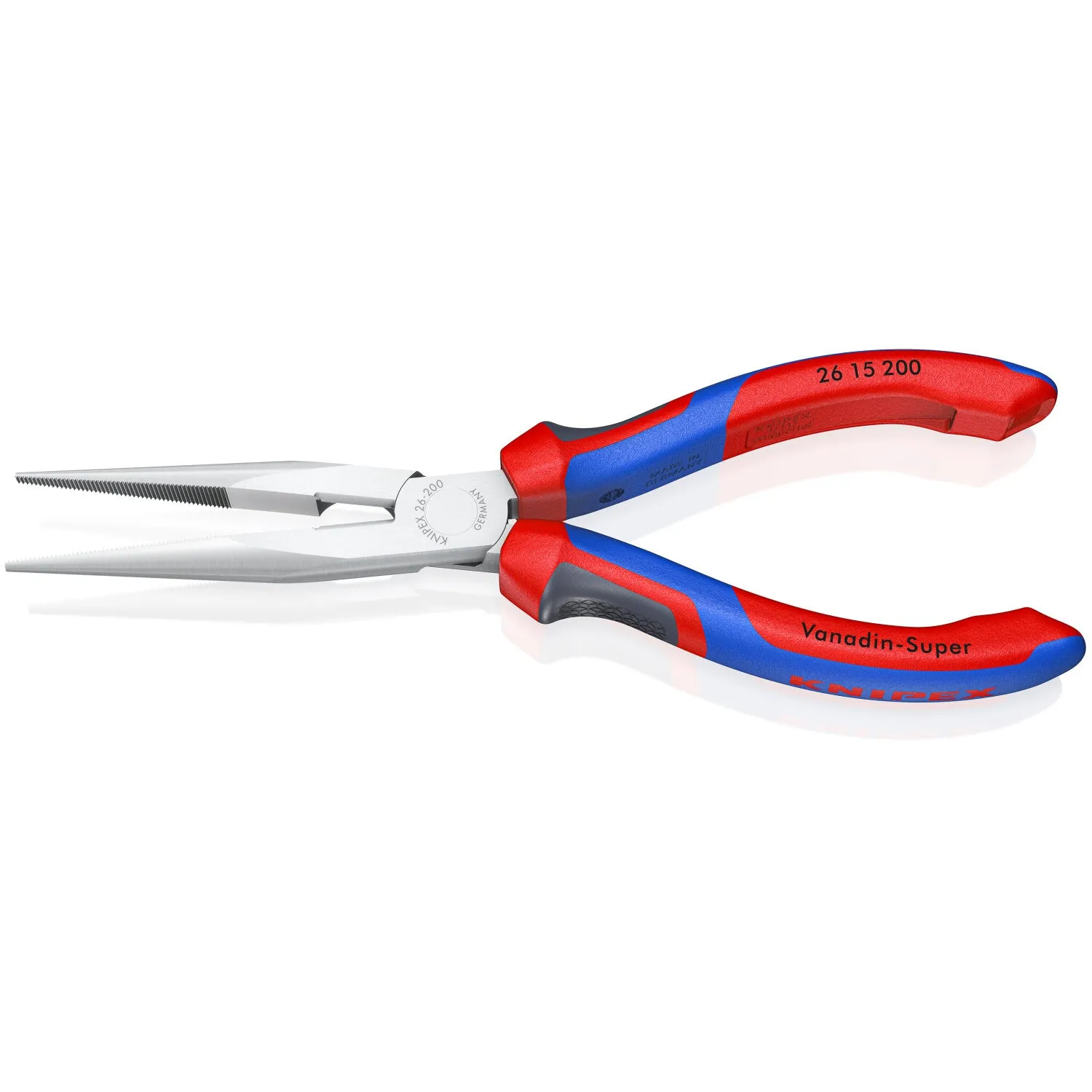 Knipex 26 15 200 KnipeXtend Long Nose Pliers with Cutter", 8"