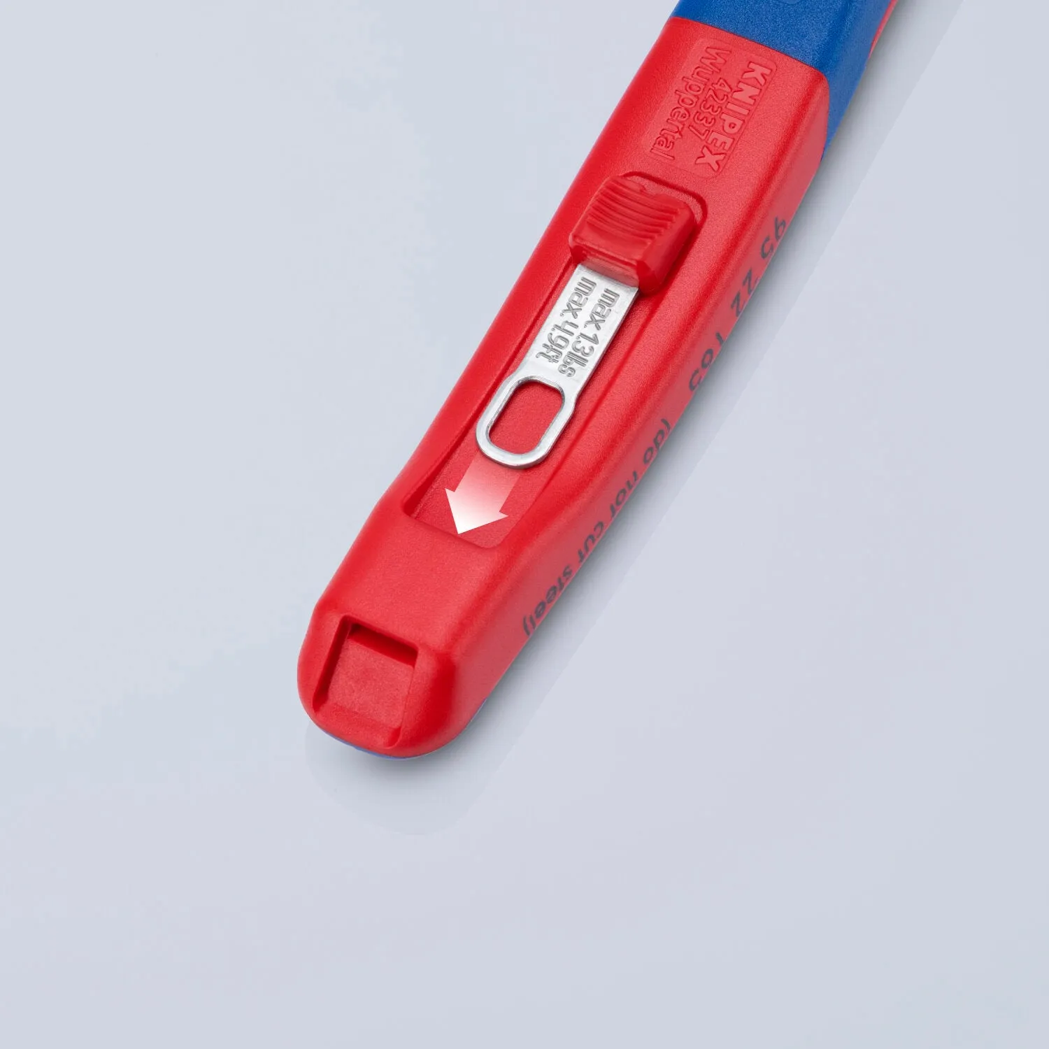 Knipex 26 22 200 KnipeXtend Long Nose 40 Angled Pliers with Cutter, 8"