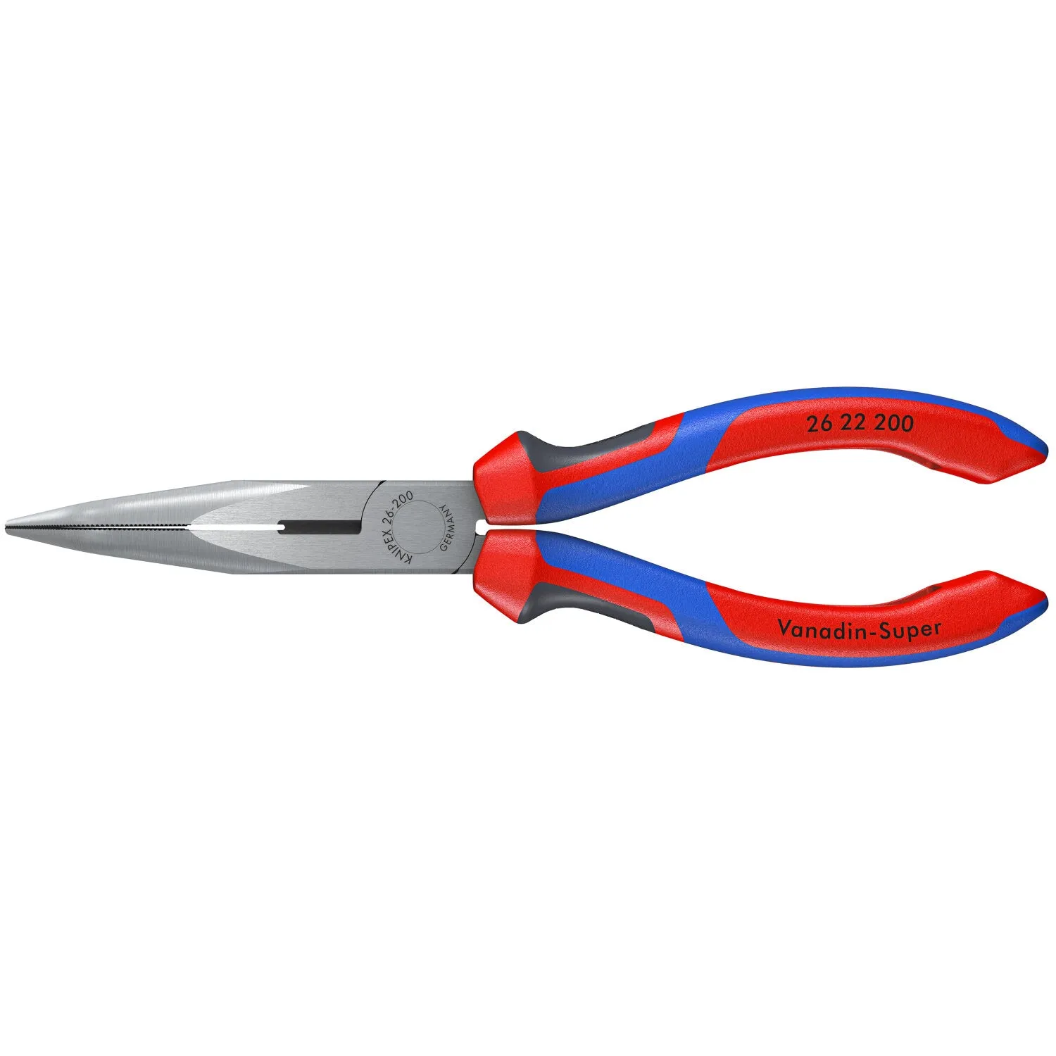 Knipex 26 22 200 KnipeXtend Long Nose 40 Angled Pliers with Cutter, 8"