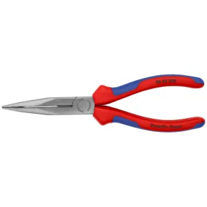Knipex 26 22 200 SBA KnipeXtend Long Nose 40 Angled Pliers with Cutter, 8"