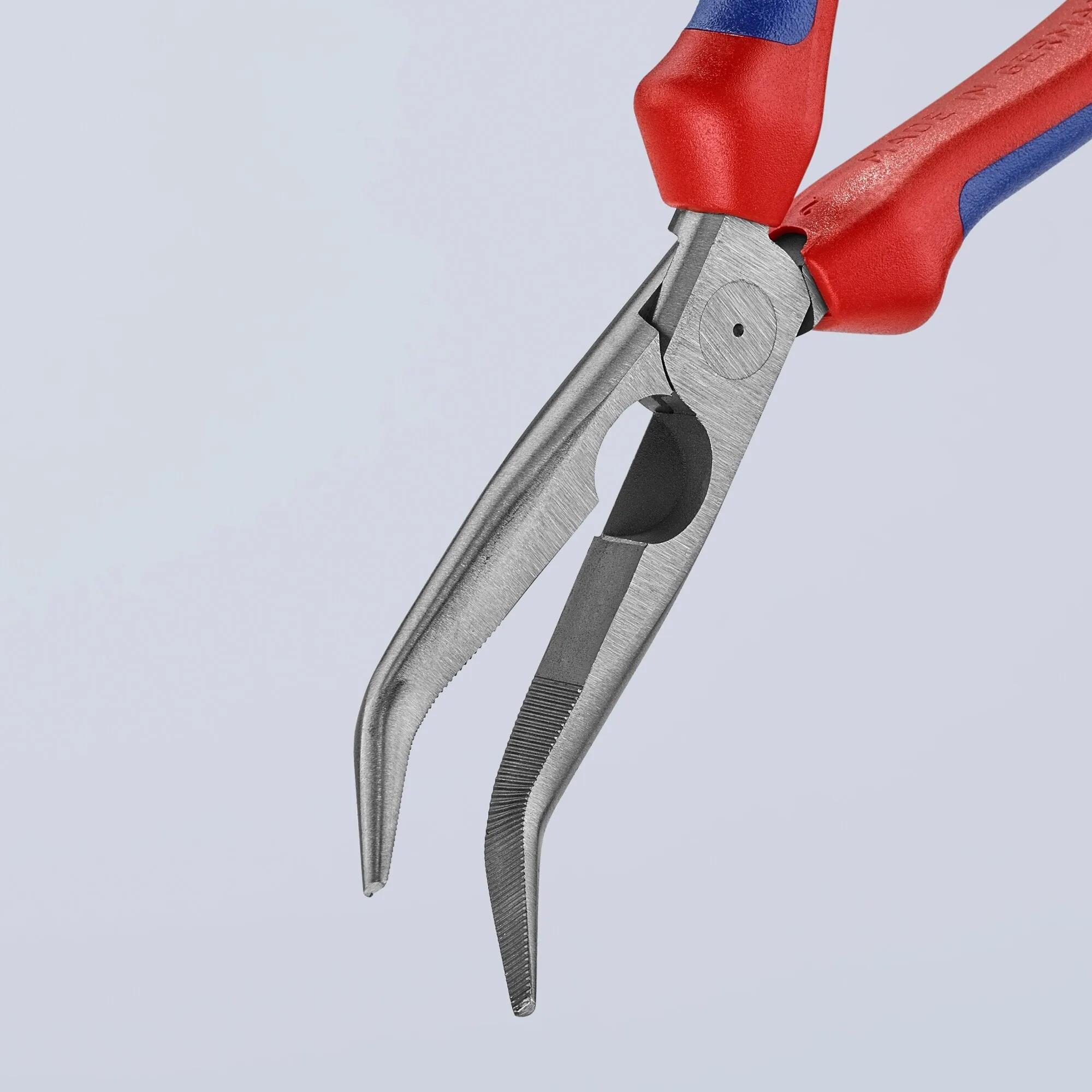 Knipex 26 22 200 SBA KnipeXtend Long Nose 40 Angled Pliers with Cutter, 8"