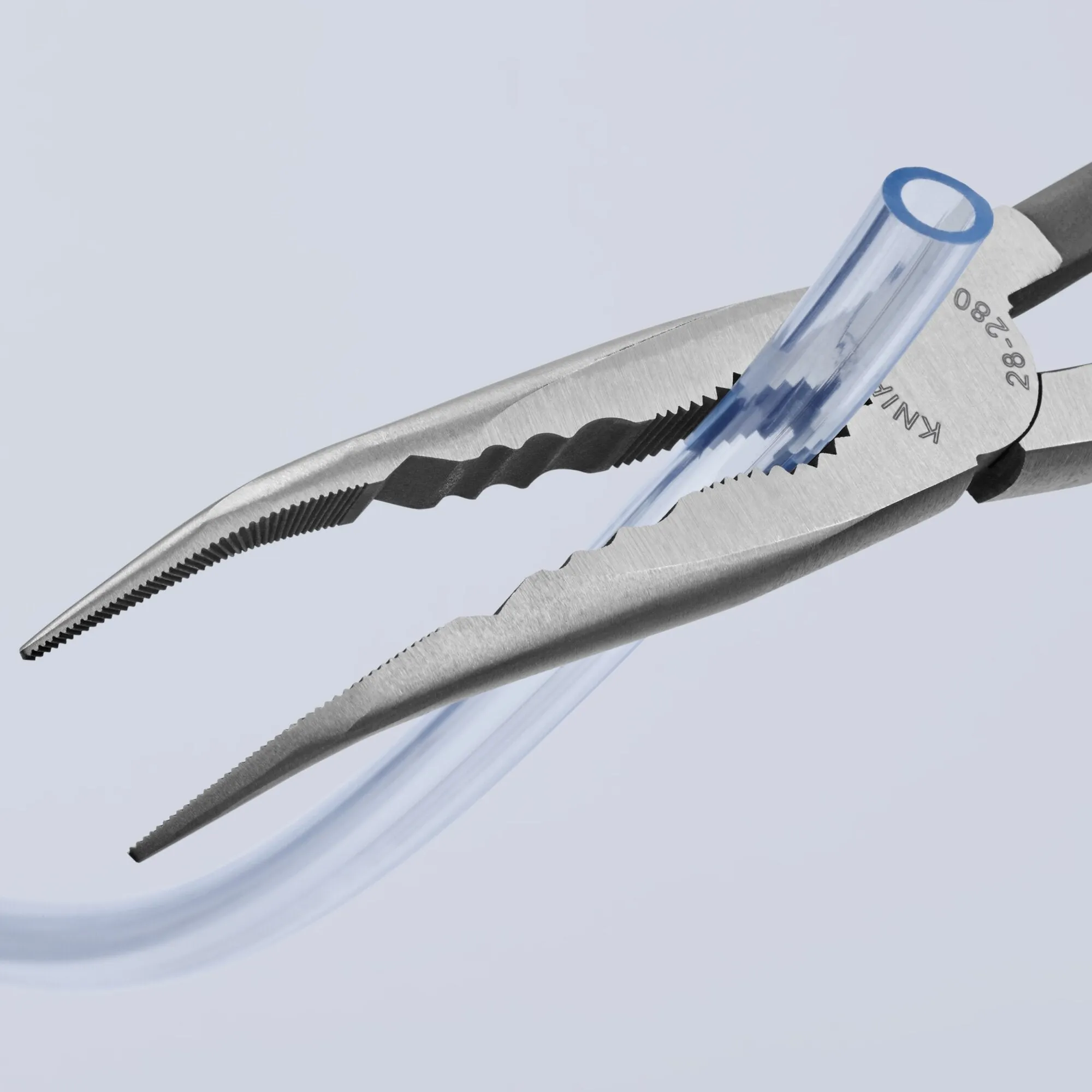 Knipex 28 81 280 SBA 11" Extra Long Needle-Nose 45 Angled Pliers
