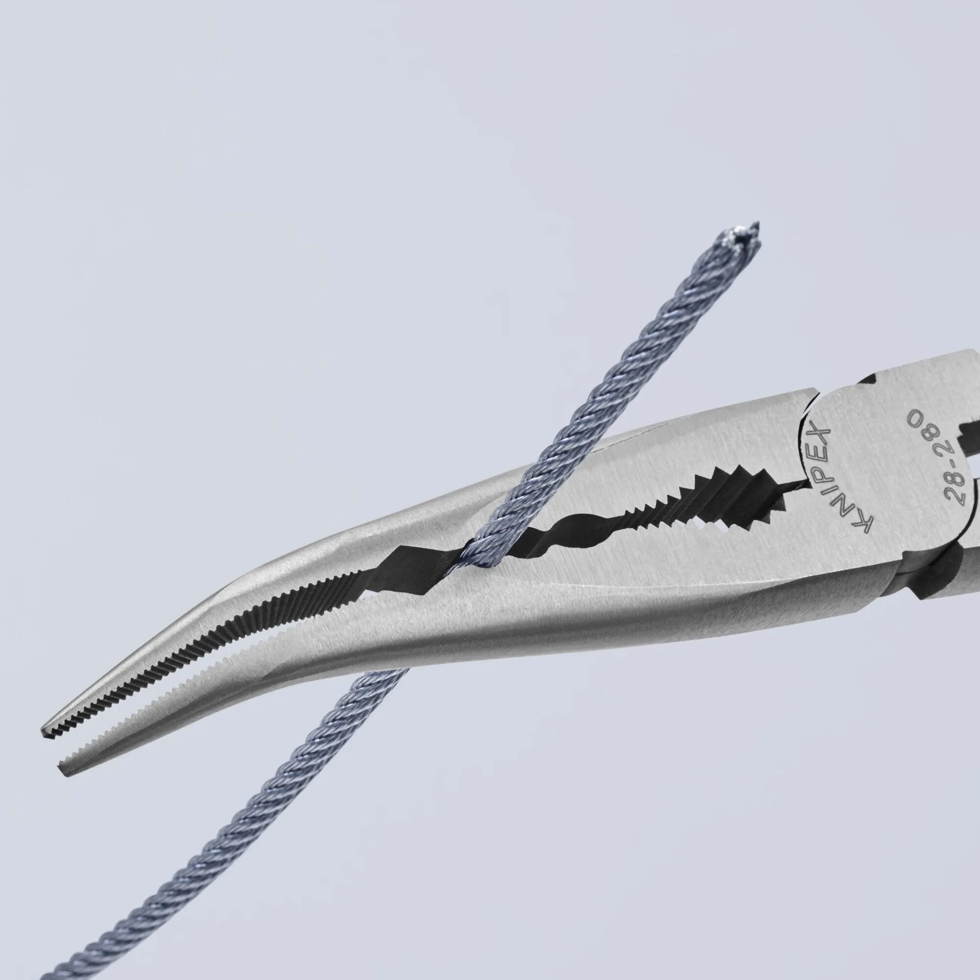 Knipex 28 81 280 SBA 11" Extra Long Needle-Nose 45 Angled Pliers