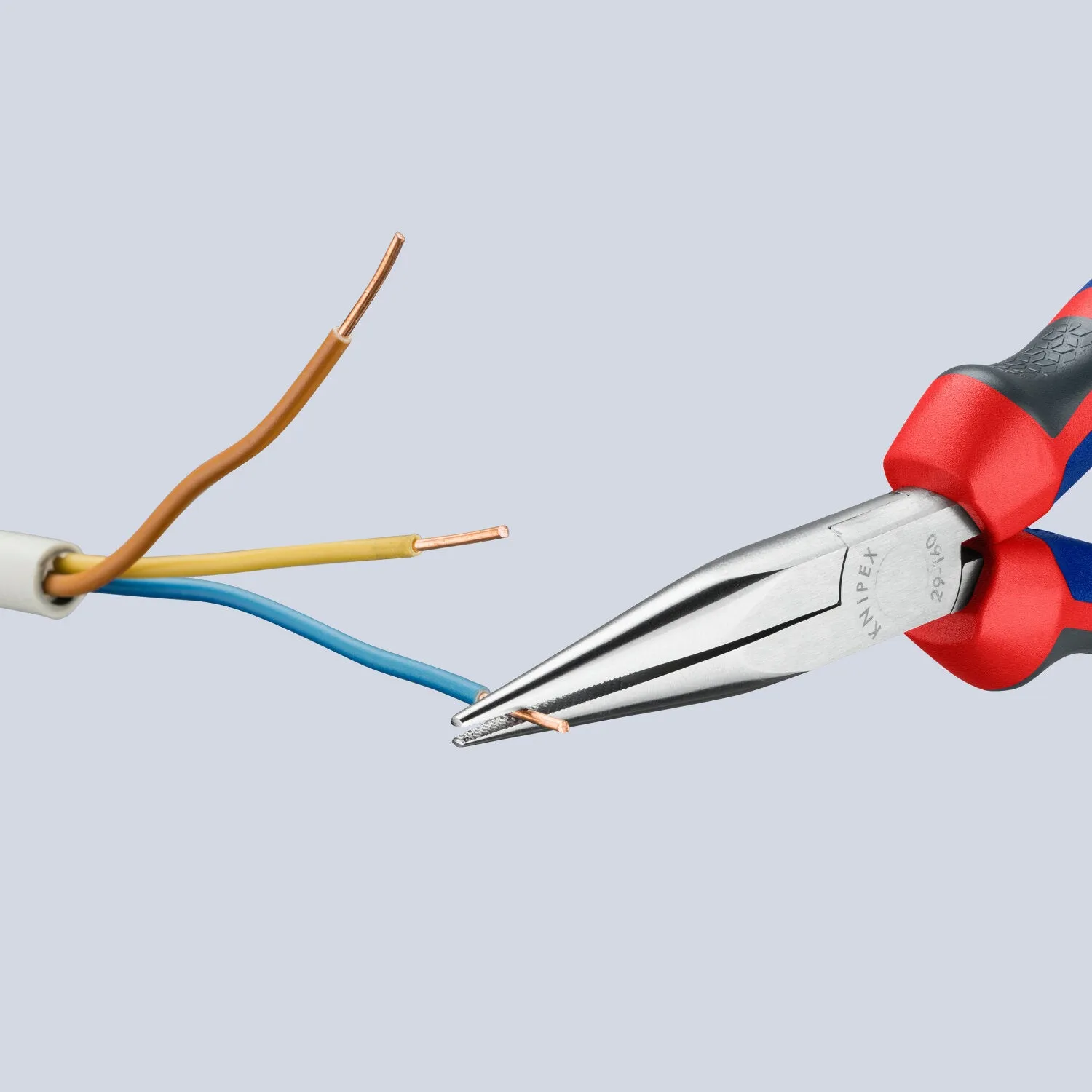 Knipex 29 25 160 KnipeXtend Slim Long Nose Telephone Pliers, 6 1/4"