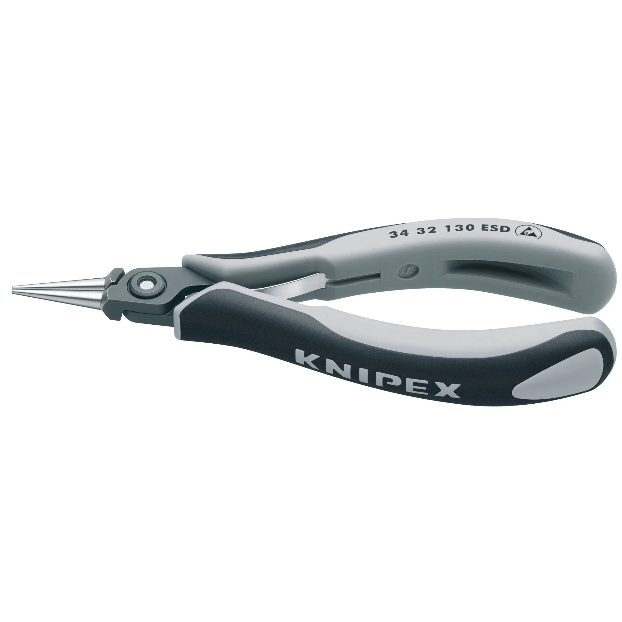 Knipex 34 32 130 ESD 5 1/4" Electronics Pliers-Round Tips, ESD Handles