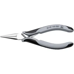 Knipex 35 62 145 ESD 5 3/4" Electronics Pliers-Half Round Tips, ESD Handles