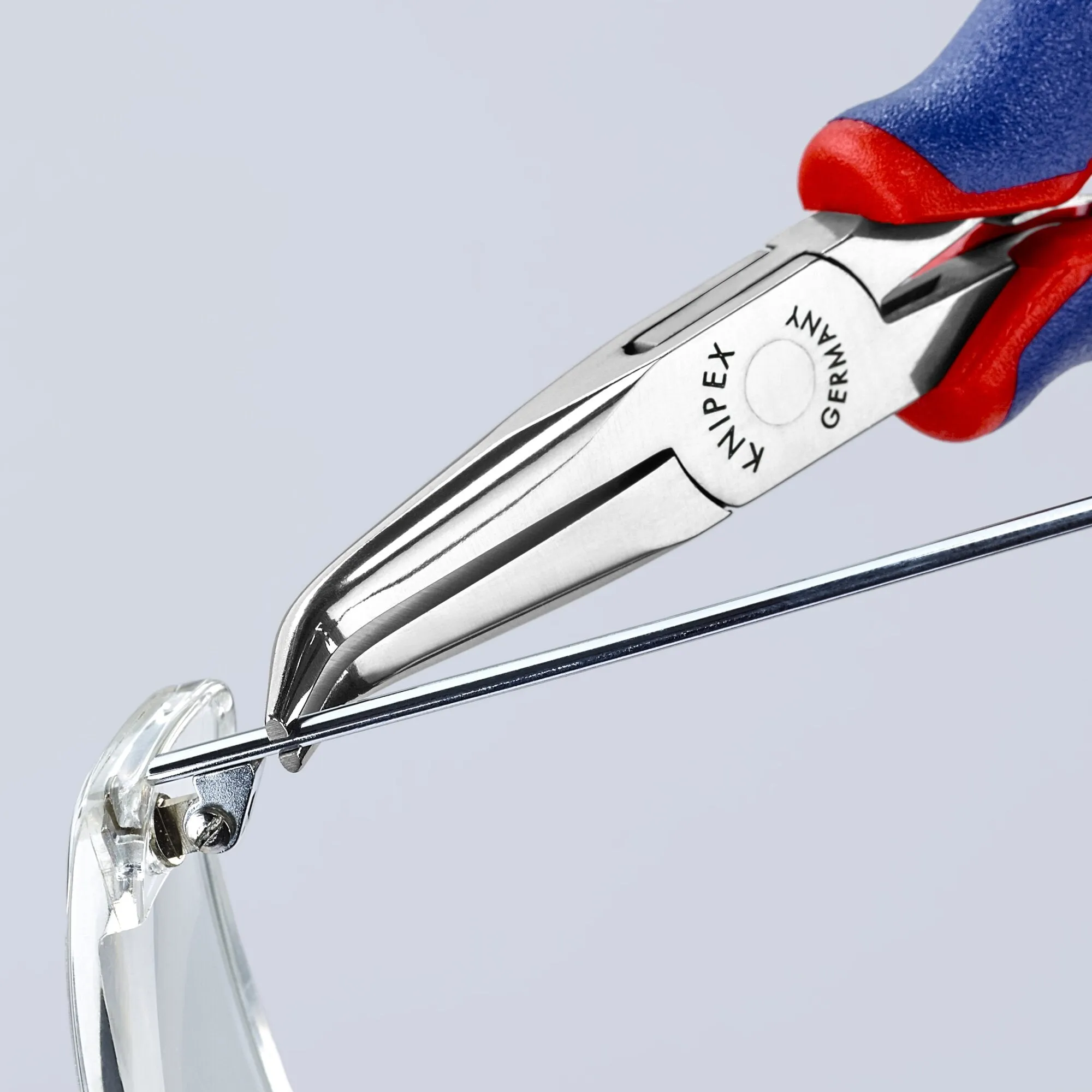 Knipex 35 82 145 5 3/4" Electronics 45 Angled Pliers-Half Round Tips