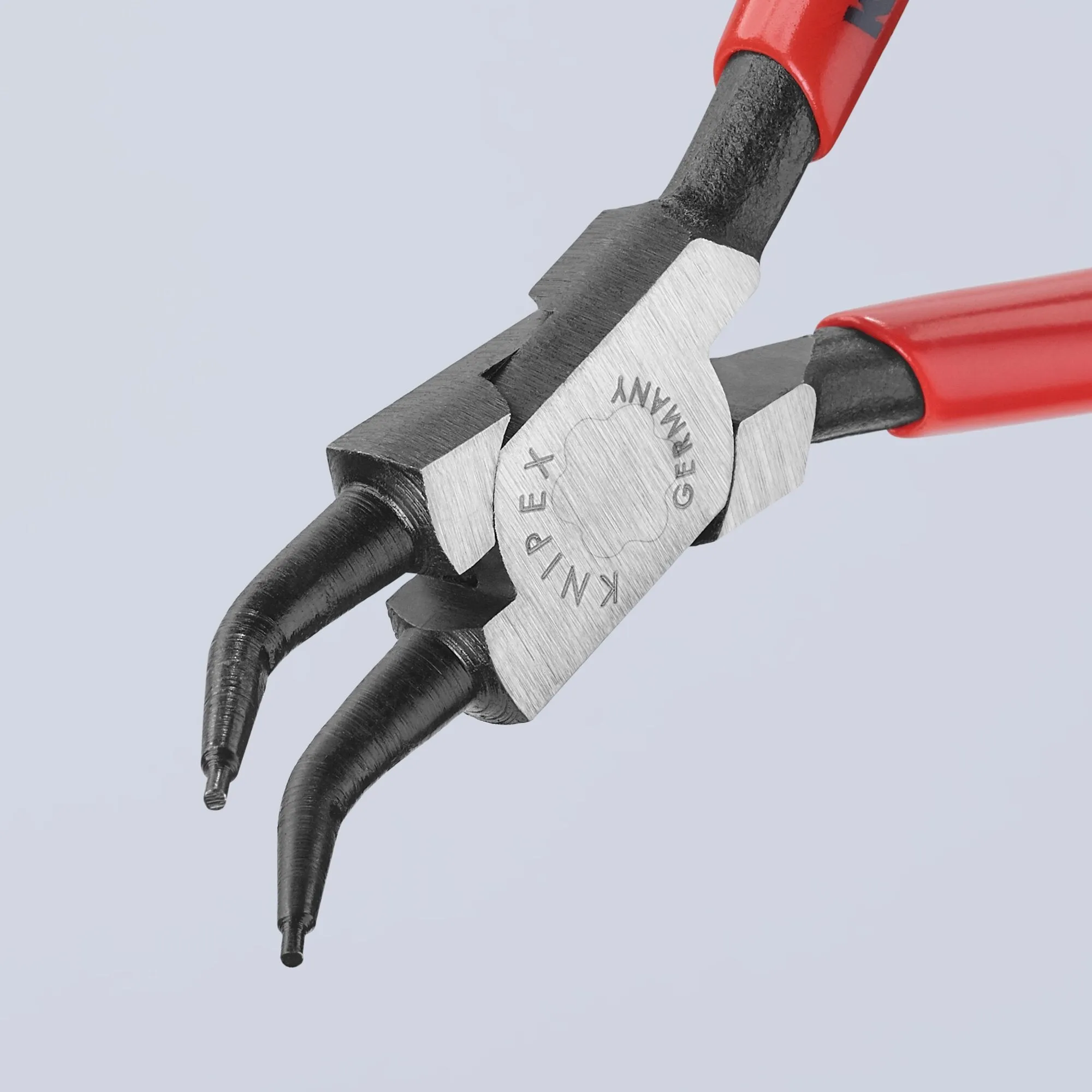 Knipex 44 31 J12 5 1/2" Internal 45 Angled Snap Ring Pliers-Forged Tips