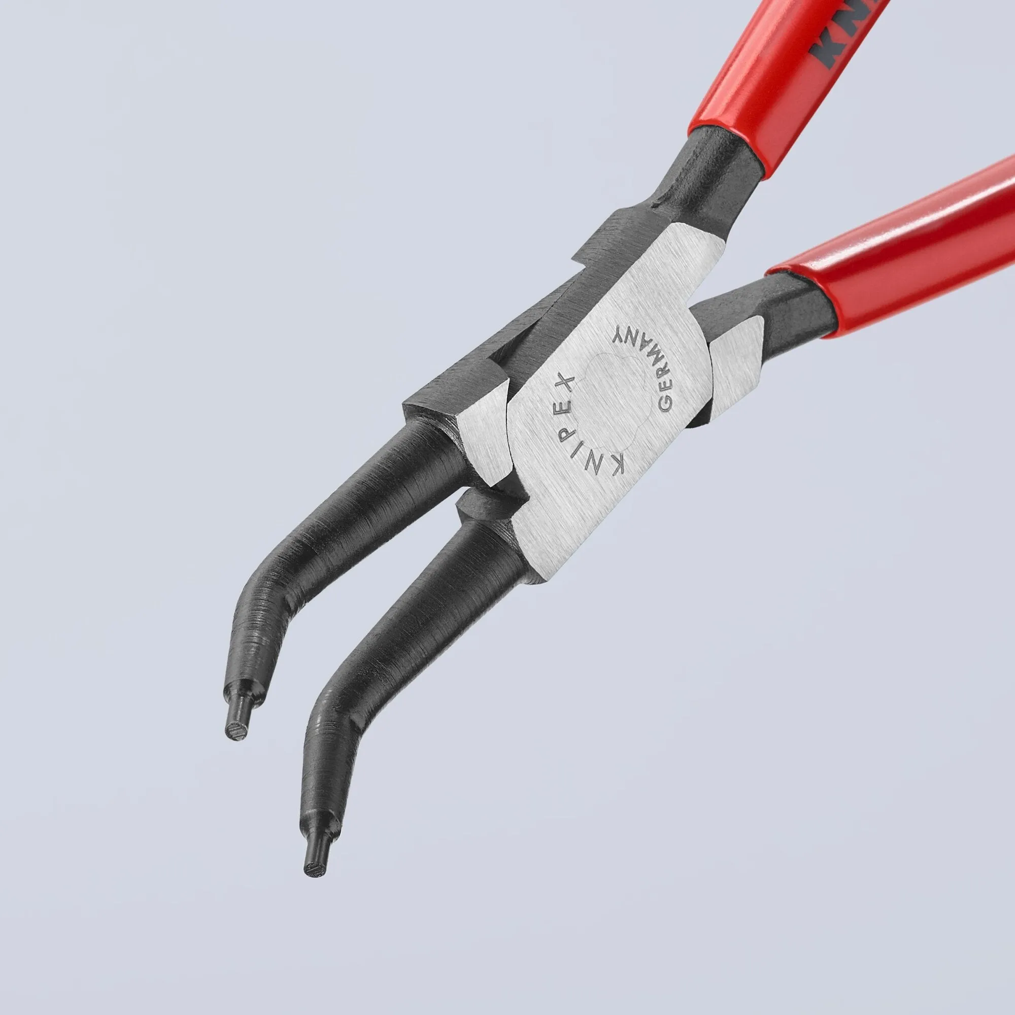Knipex 44 31 J32 9" Internal 45 Angled Snap Ring Pliers-Forged Tips