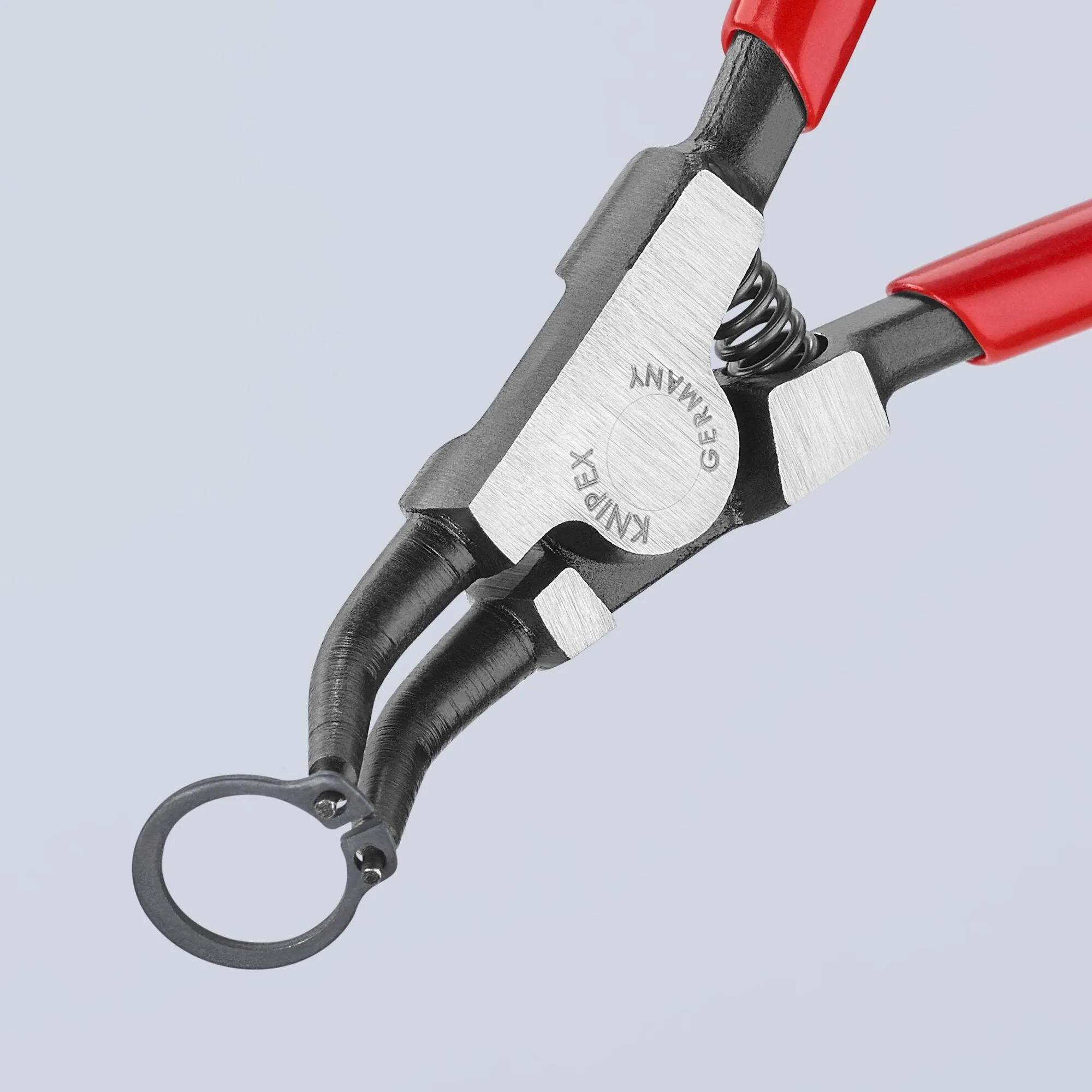 Knipex 46 31 A12 5 1/2" External 45 Angled Snap Ring Pliers-Forged Tips